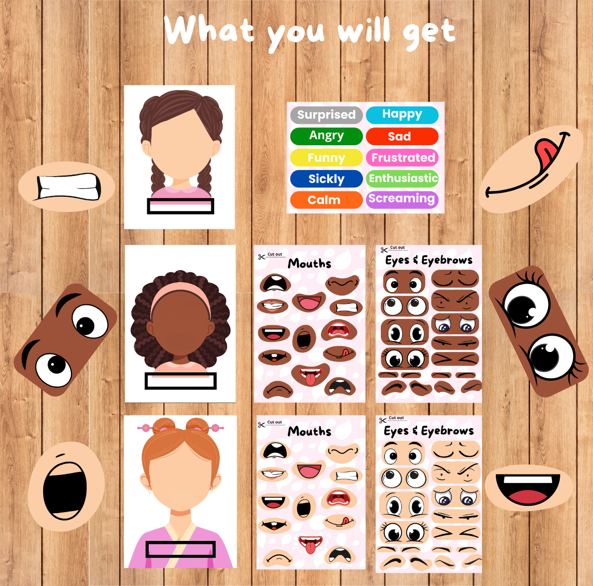 My Emotions Adventure – Printable Feelings Activity for Girls