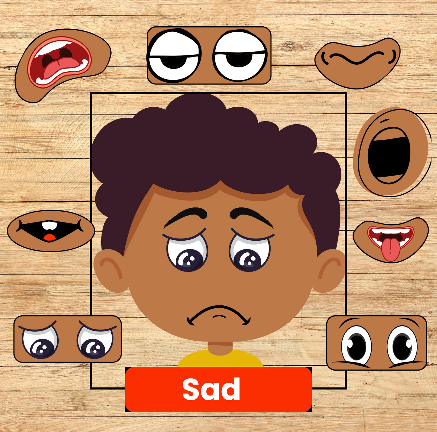 My Emotions Adventure – Printable Feelings Activity for Boys